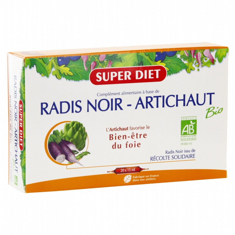 Radis Noir - Artichaut Bio - La Parapharmacie