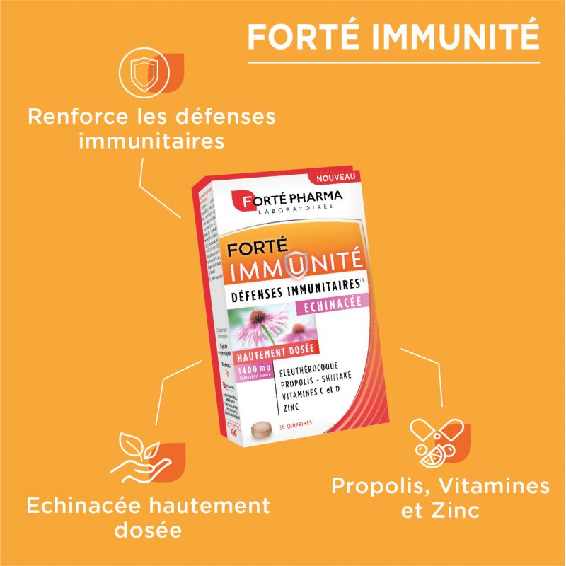 Forté Pharma Fortébiotic+ Immunité 20 Gélules