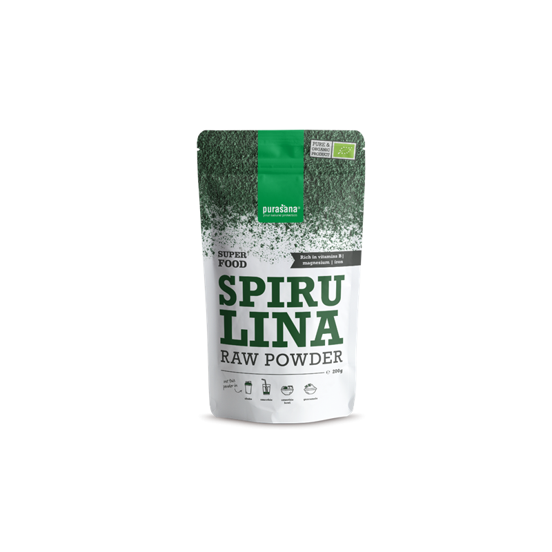 Acheter spiruline poudre ?  Purasana spiruline bio en poudre