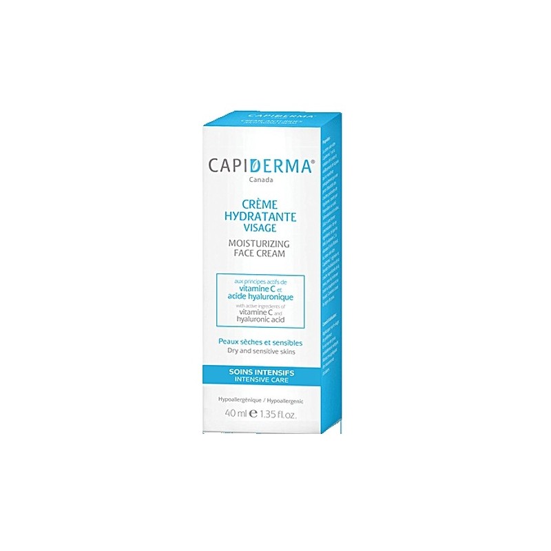 CAPIDERMA crème hydratante Visage 40 ml